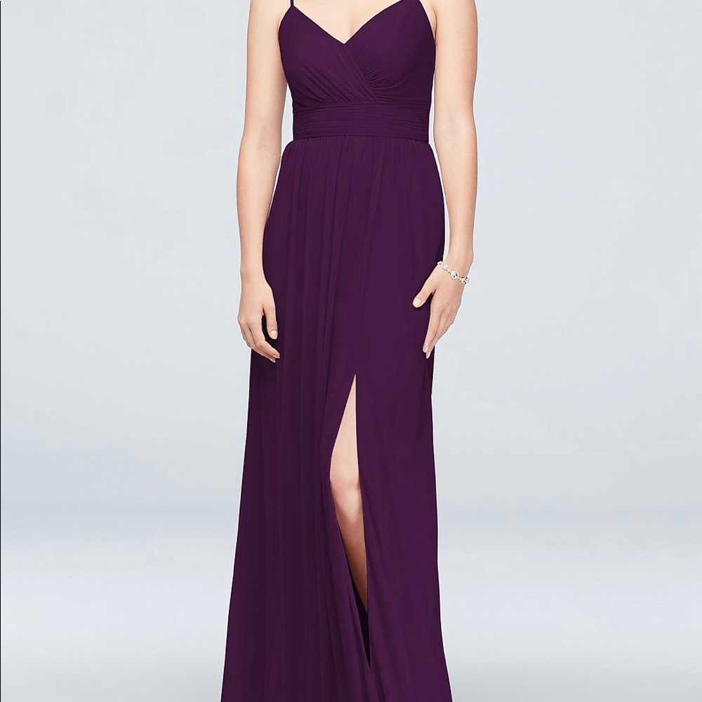 Plum David’s Bridal Bridesmaid Dress